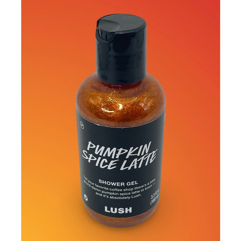 LUSH Pumpkin Latte Shower Gel 100ml 3.3oz Limited Edition Pumpkin Spice Scents